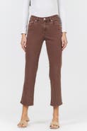 Dear John Anika Mid Rise Ankle Straight Jeans