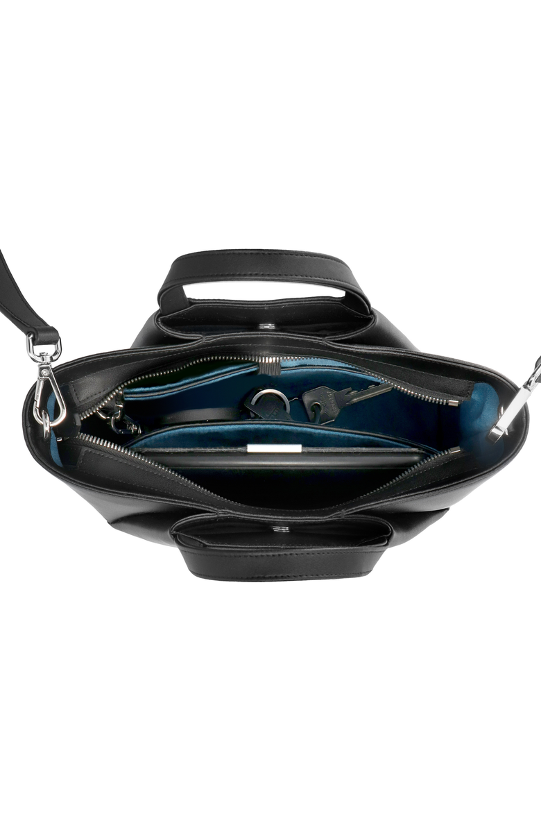 KAAI Mini Pyramid Cross Shoulder Bag, Alternate, color, Black