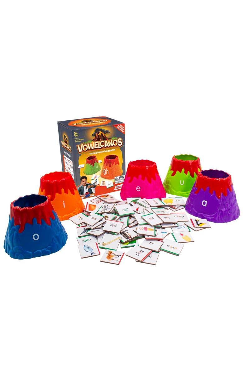 Junior Learning Vowelcanos Game, Alternate, color, Multicolored