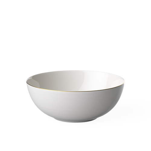 Villeroy & Boch Anmut Gold Round Vegetable Bowl in White  product