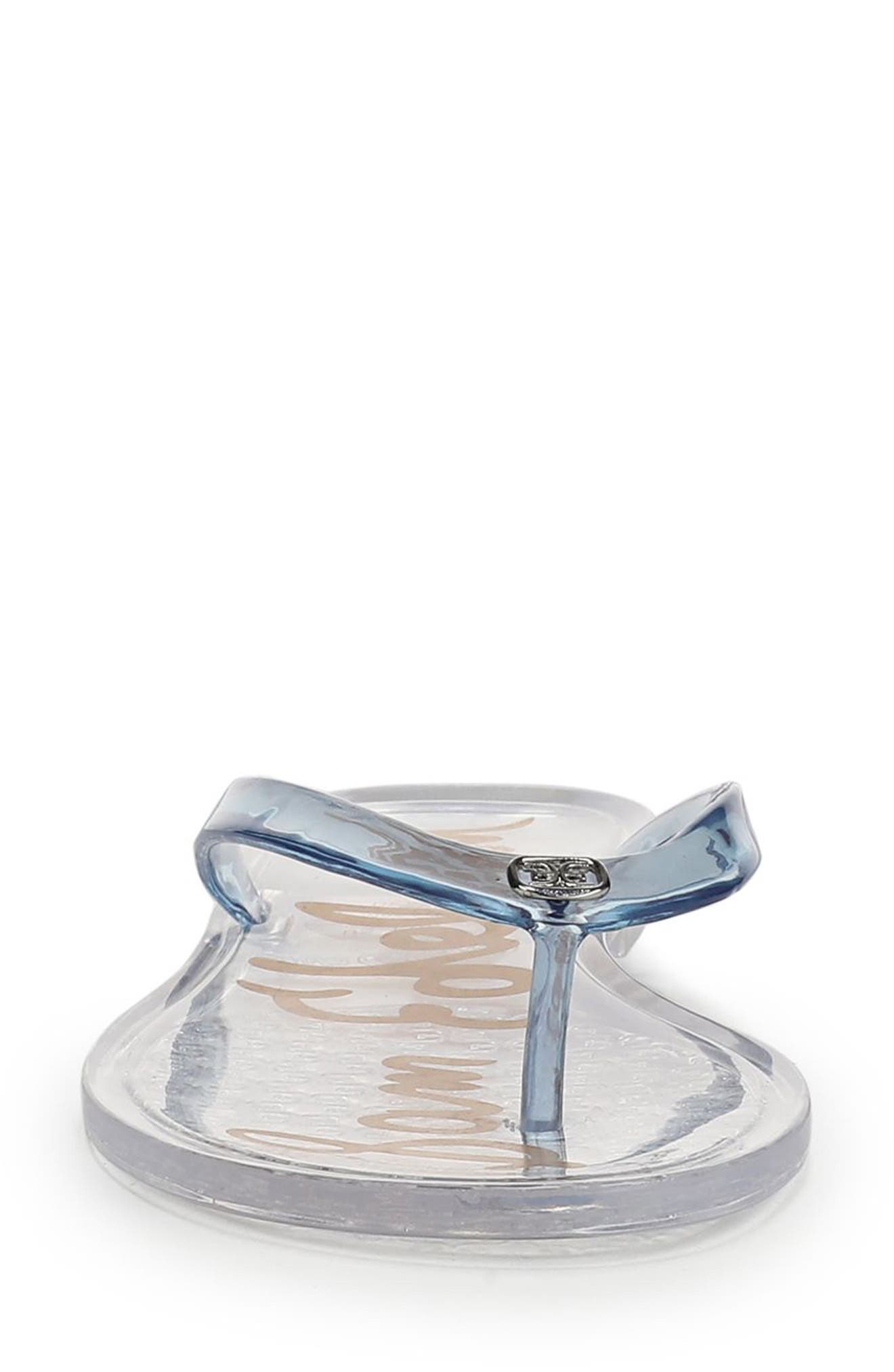 Dean Flip Flop, Alternate, color, CLEAR BLUE