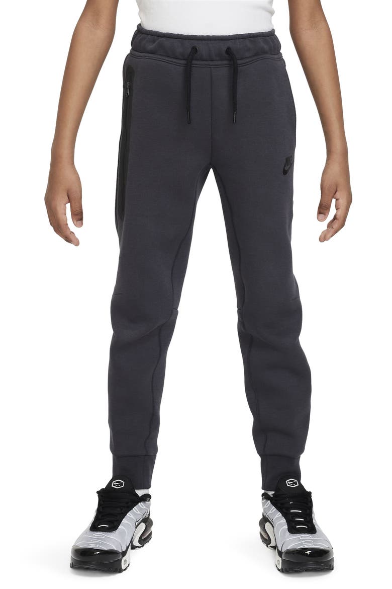 Kids' Tech Fleece Joggers, Main, color, ANTHRACITE/ BLACK/ BLACK