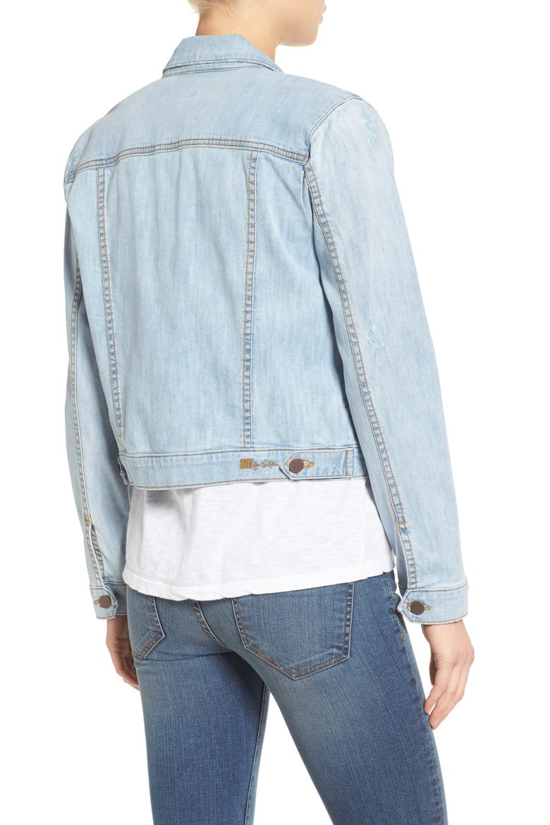 Helena Denim Jacket, Alternate, color, APPROACH