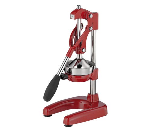 Cilio Amalfi Commercial Grade Manual Citrus Juicer, Extractor, And Juice Press, Red In Red