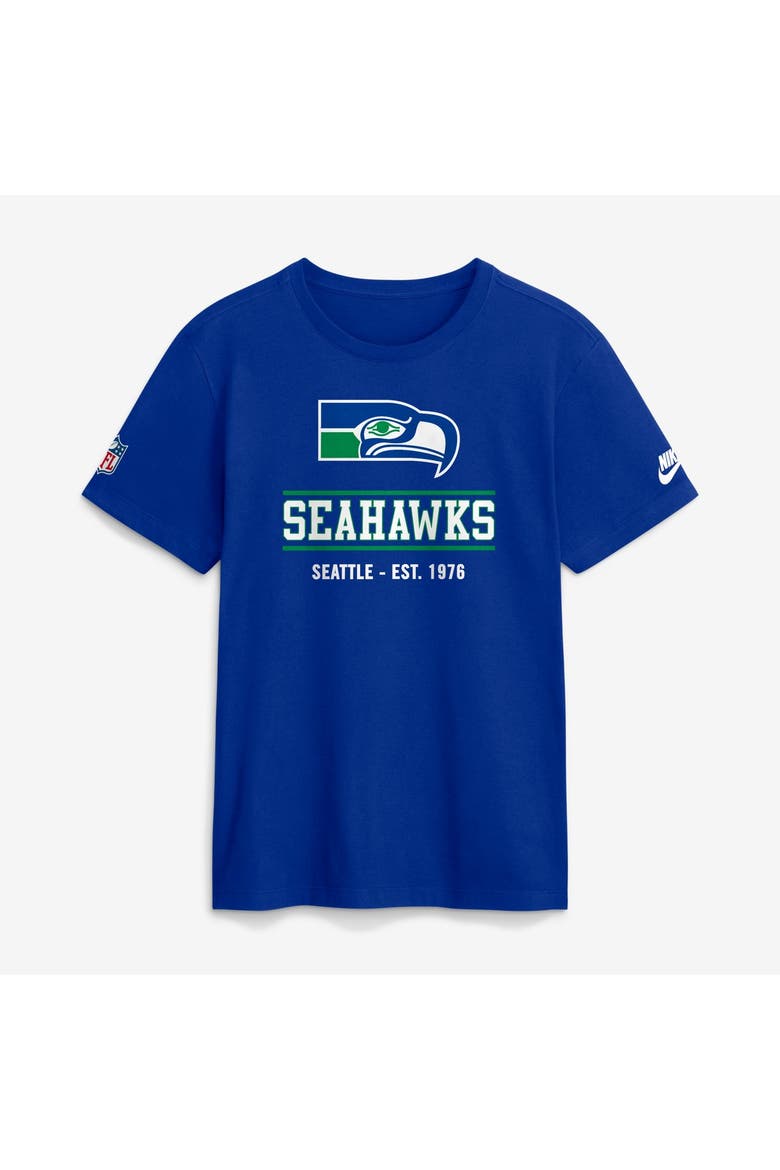 Men's Nike Royal Seattle Seahawks Sideline Alternate Final Sprint Dri-FIT T-Shirt, Main, color, Royal