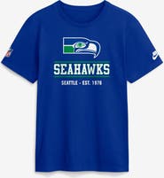 Nike Men's Nike Royal Seattle Seahawks Sideline Alternate Final Sprint Dri-FIT T-Shirt