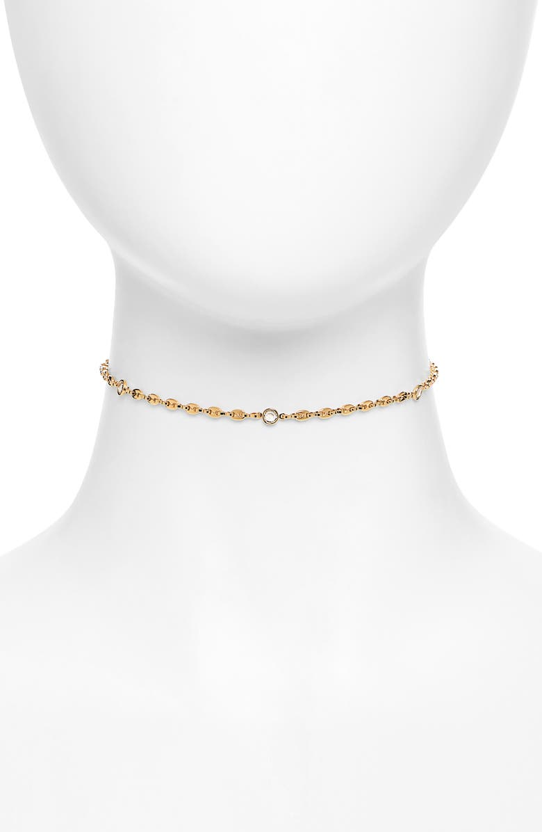 Child of Wild The Tamara Choker Necklace, Main, color, Gold