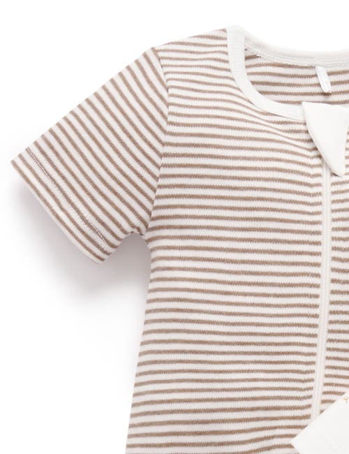 Purebaby 2 Pack Short Zip Romper