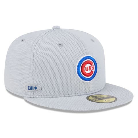 Men's New Era Gray Chicago Cubs 2025 MLB Clubhouse 59FIFTY Fitted Hat