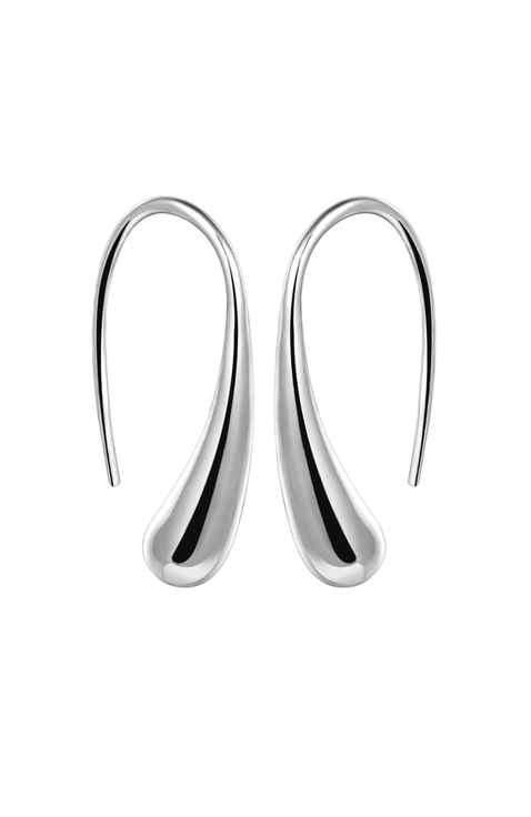 Isabella Eternal Drops Dainty Teardrop Dome Earrings