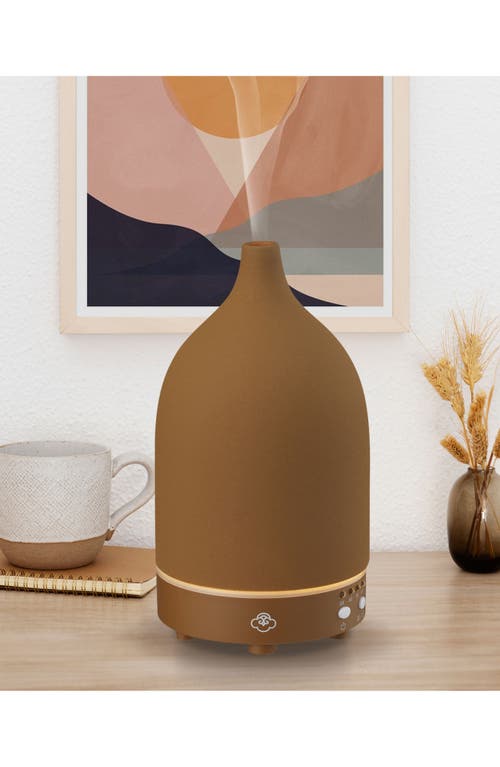 Serene House Vapor Ceramic Ultrasonic Diffuser In Brown