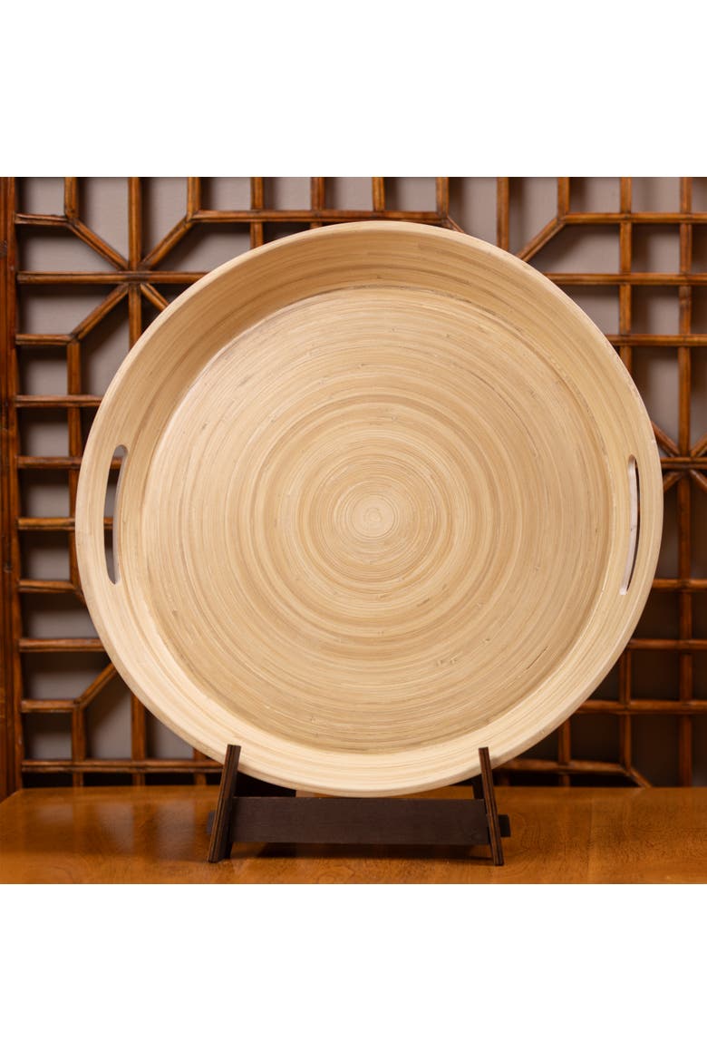 Serving Tray w/ Handles, Alternate, color, White