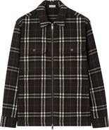 Burberry Check Wool Flannel Overshirt