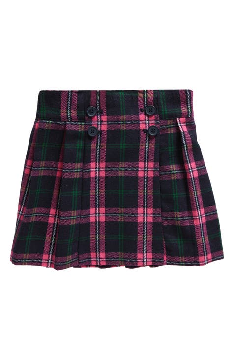 Kids' The Kilt Plaid Button Front Skirt (Toddler, Little Kid & Big Kid)