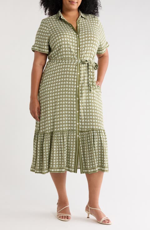 Short Sleeve Maxi Shirtdress
