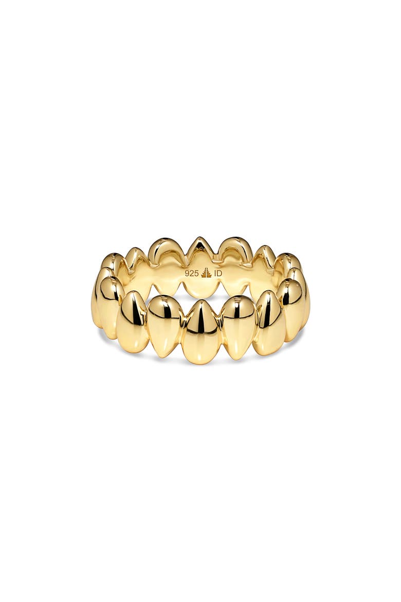 Puffy Teardrop Band Ring, Main, color, GOLD