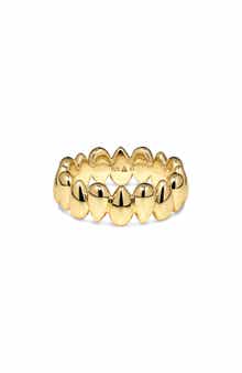 DEVATA Teardrop Eternity Band Ring
