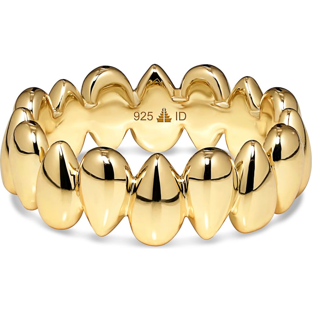 Devata Teardrop Eternity Band Ring In Gold