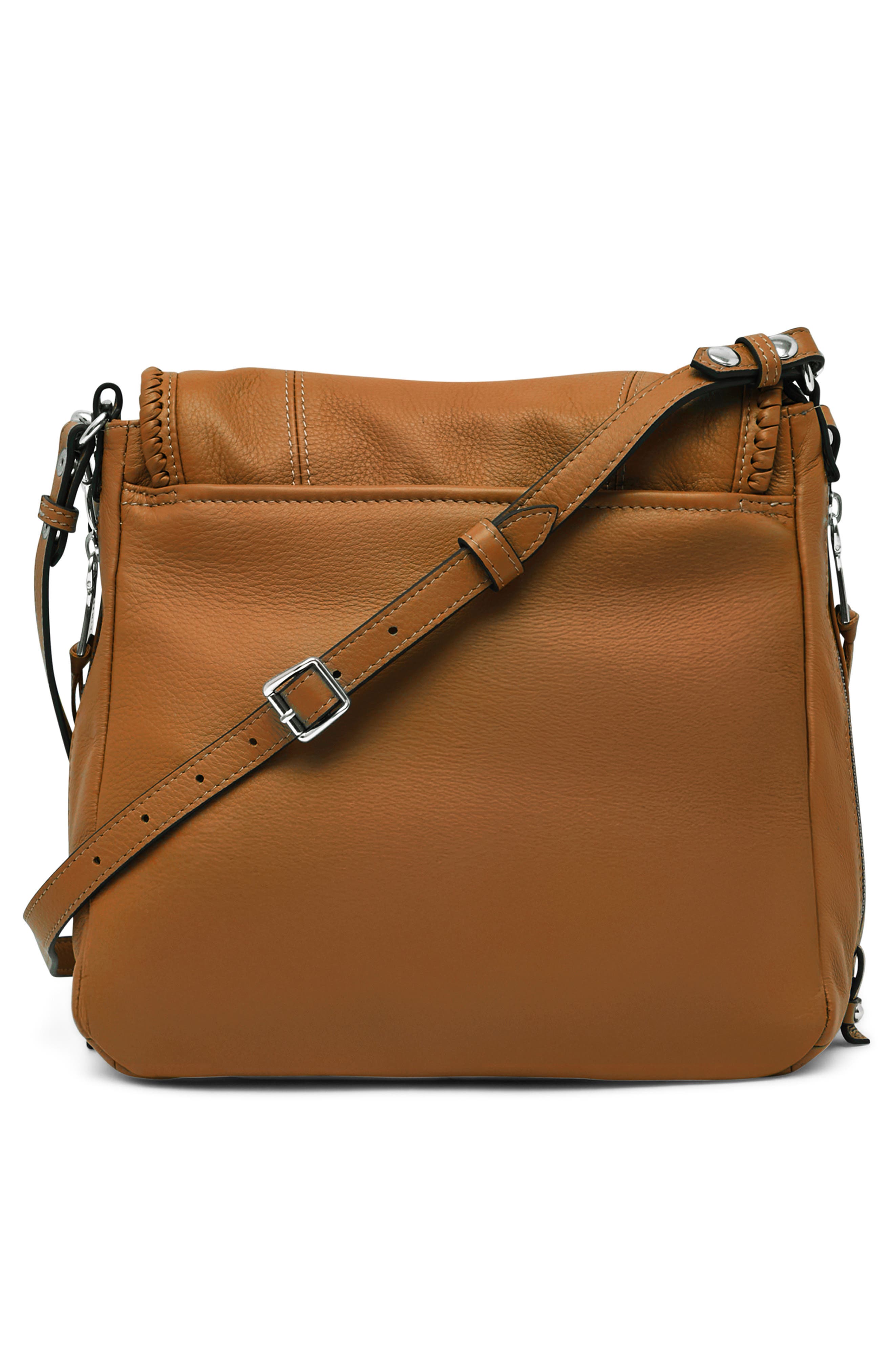 AIMEE All for Love Convertible Leather Shoulder Bag, Alternate, color, Latte