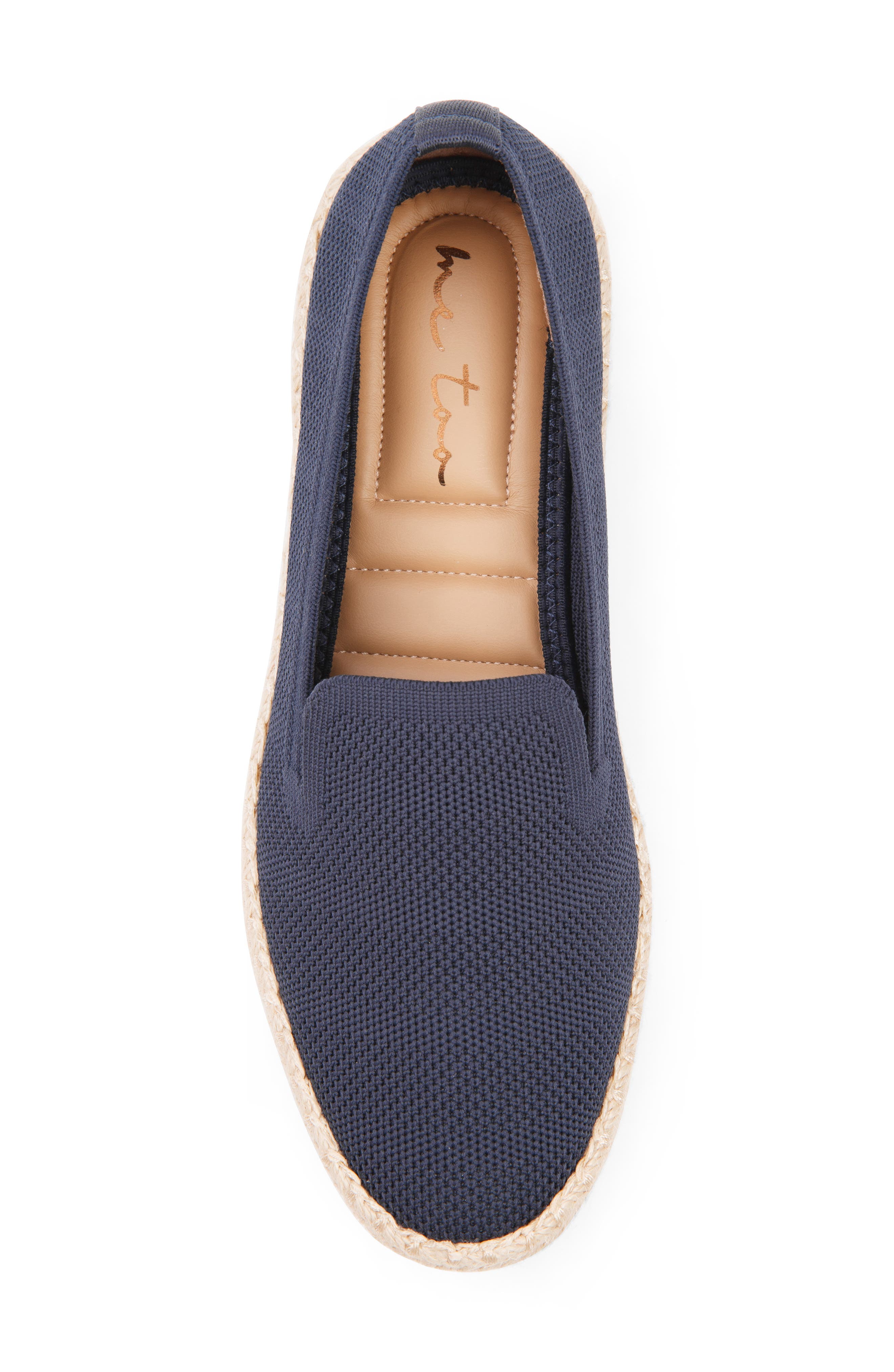Me Too Koda Knit Slip-On Espadrille Sneaker, Alternate, color, Navy Mesh