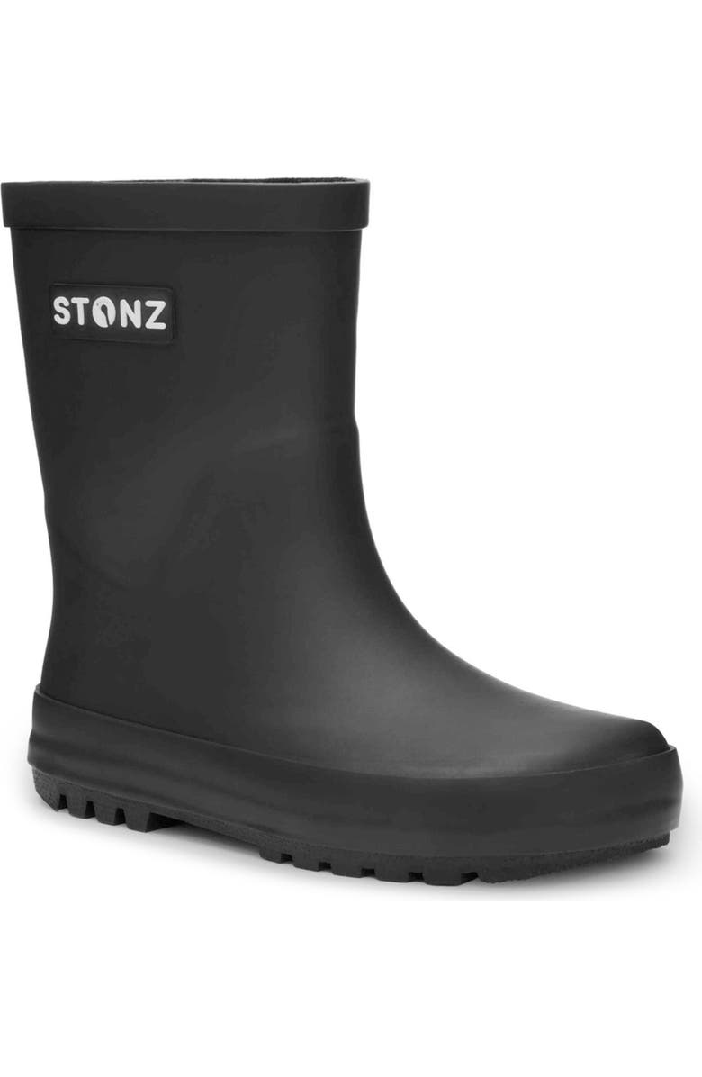 STONZ Waterproof Rain Boot, Main, color, Black