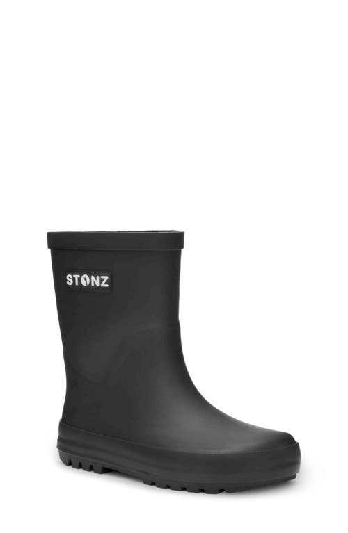 Stonz Waterproof Rain Boot In Black
