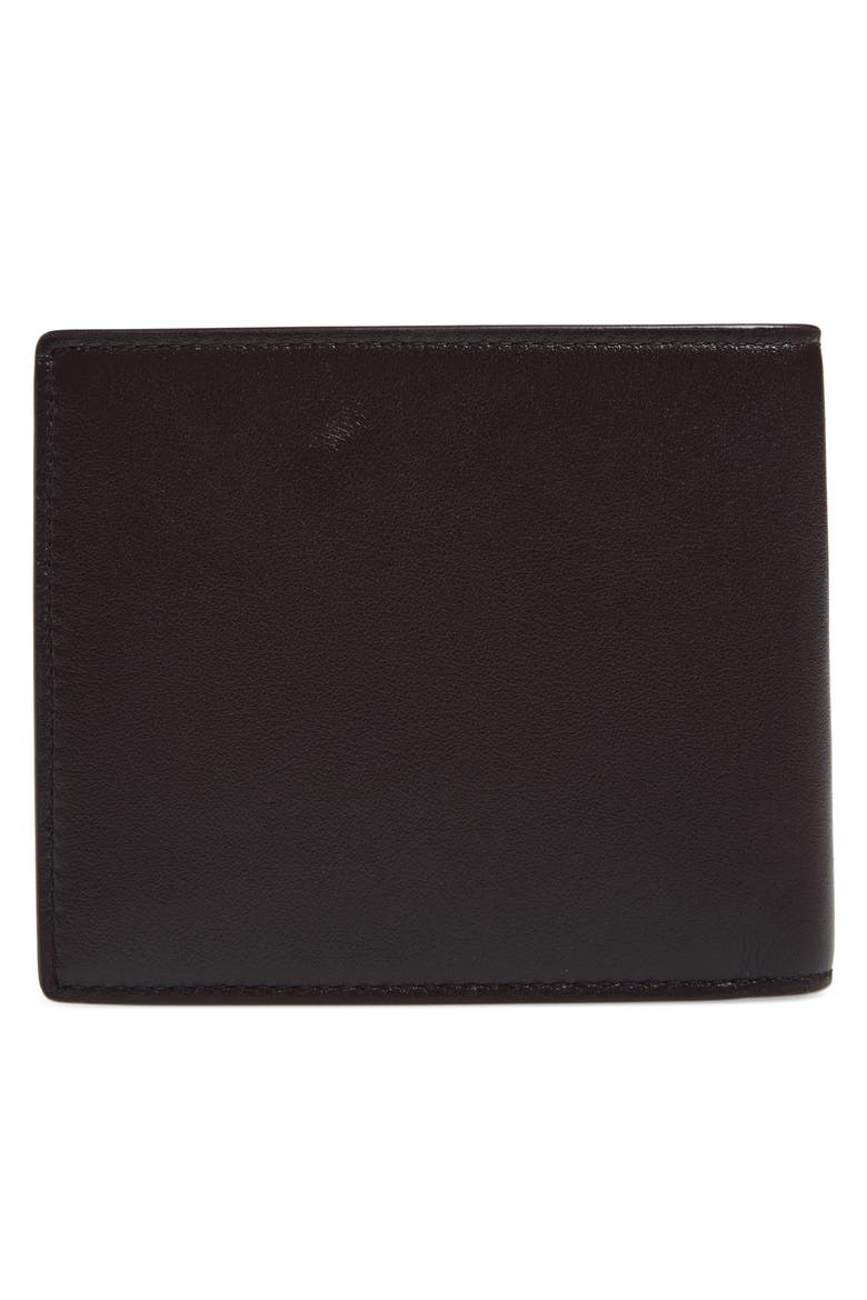 Equestrian Knight Design Leather Bifold Wallet, Alternate, color, SAND