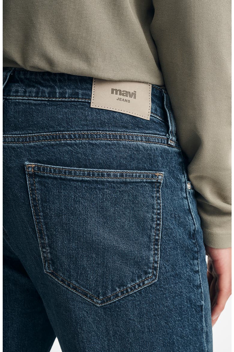 Zach Straight Leg Jeans, Alternate, color, DARK BRUSHED CLASSIC