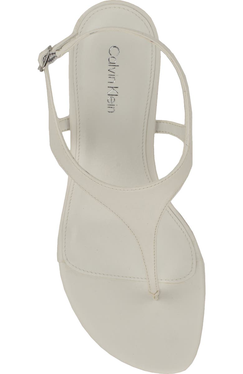 Calvin Klein Portia Ankle Strap Sandal, Alternate, color, White