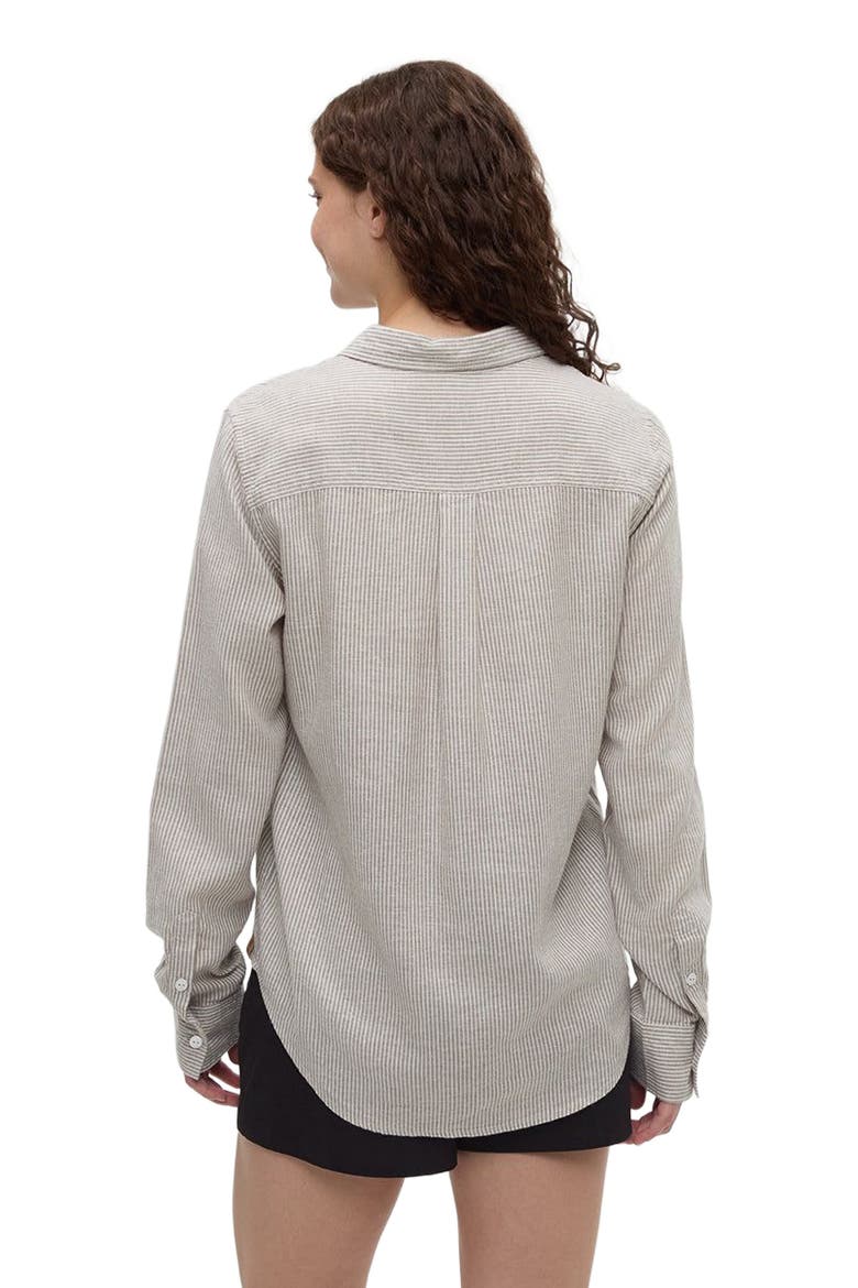Sloan Shirt, Alternate, color, Clay/Railroad Stripe