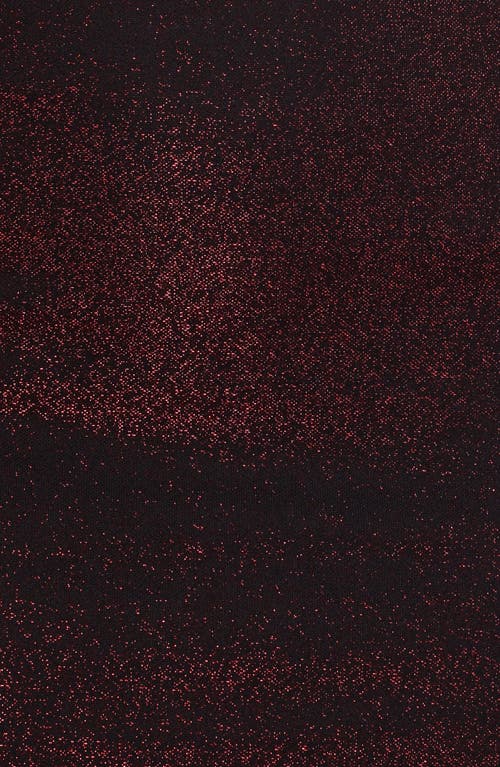 Petal And Pup Petal & Pup Charles Body-con Midi Metallic Dress In Burgundy