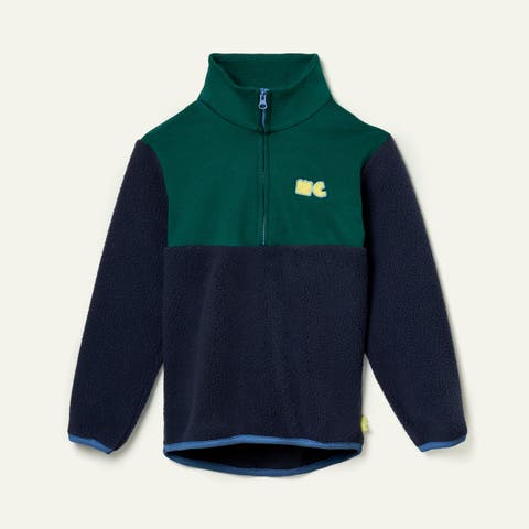 Colorblock Zip Up
