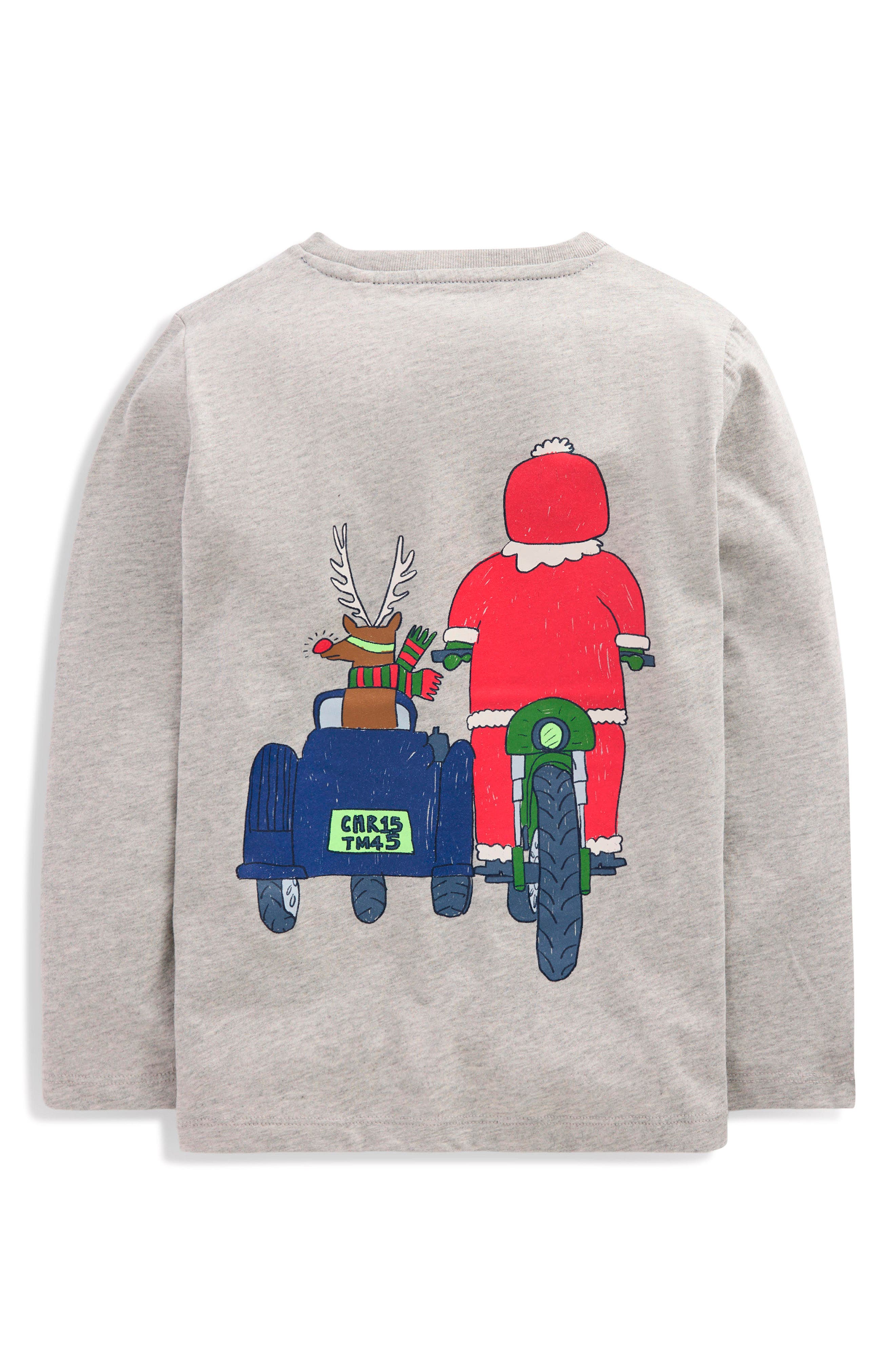 Mini Boden Kids' Motorbike Santa Graphic Tee | Nordstrom