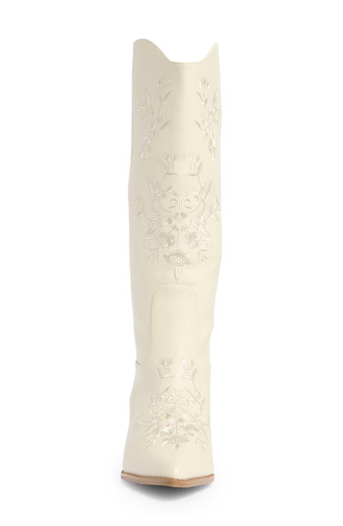 Billini Clementine Western Boot In White