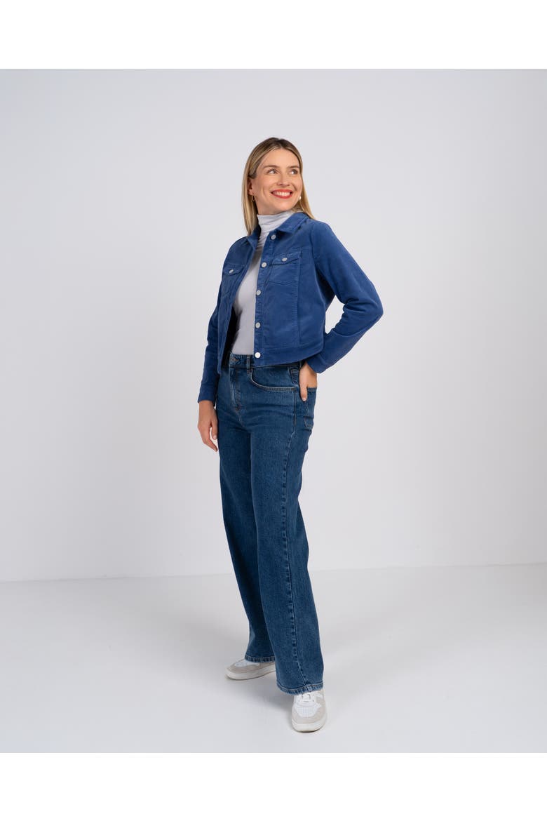 Vera Velvet Jacket, Alternate, color, Twilight