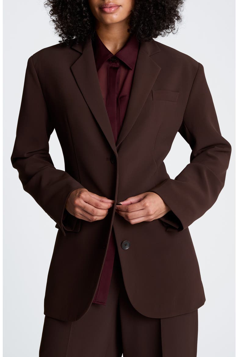 Boyfriend Blazer, Main, color, MEDIUM BARK