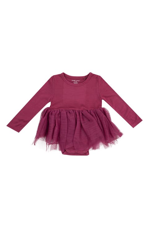 Rib Tutu Skirted Bodysuit (Baby)