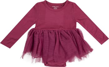 Rib Tutu Skirted Bodysuit
