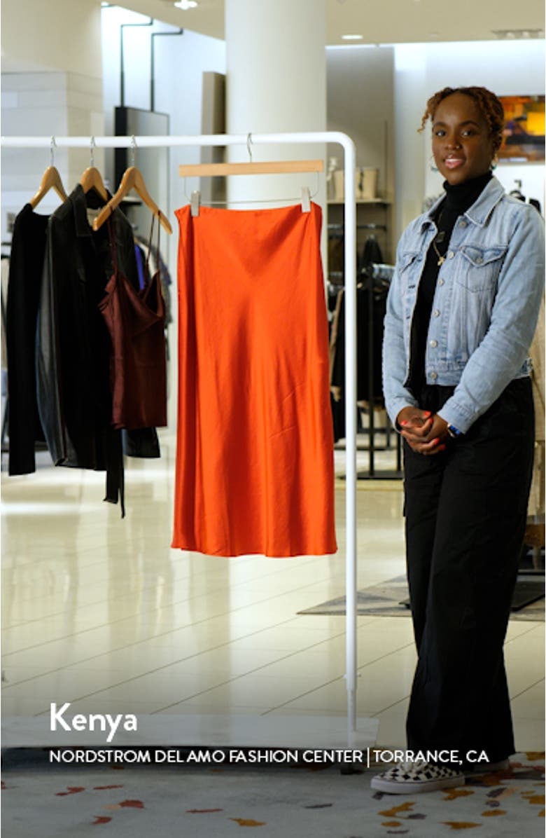 Layton Midi Slip Skirt, sales video thumbnail