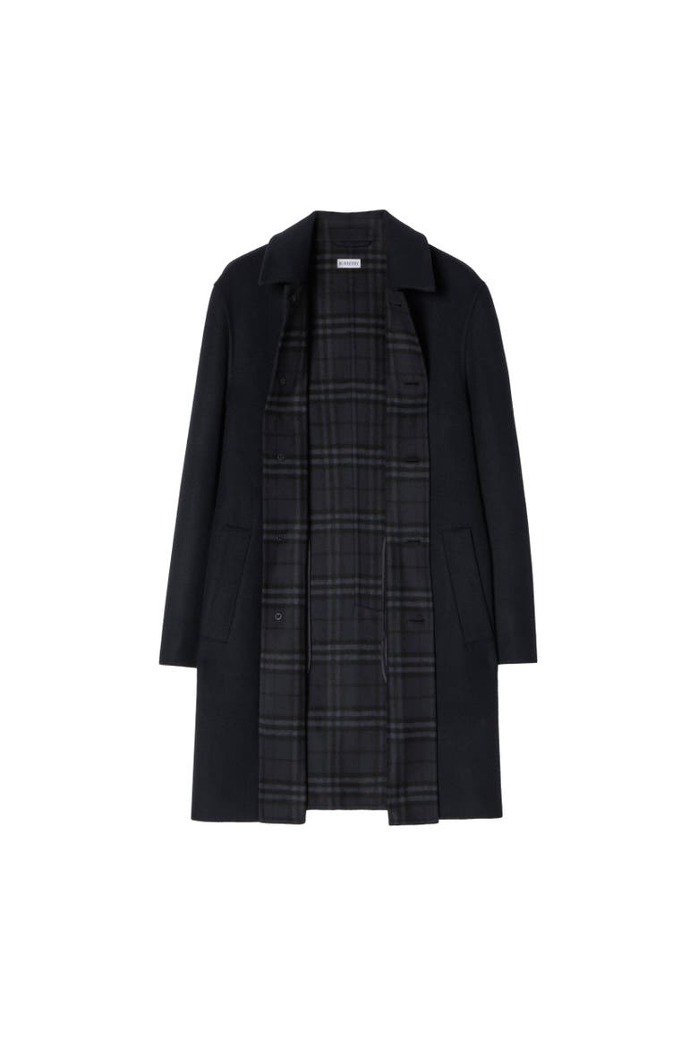 Mid-length Wool Worthing Car Coat, Alternate, color, Navy