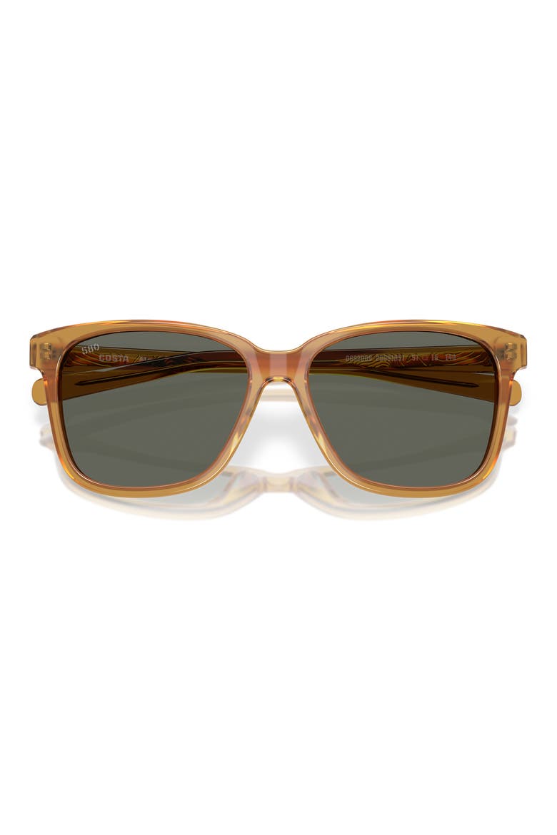 May 57mm Polarized Phantos Sunglasses, Alternate, color, SUN RAY / GRAY 580G