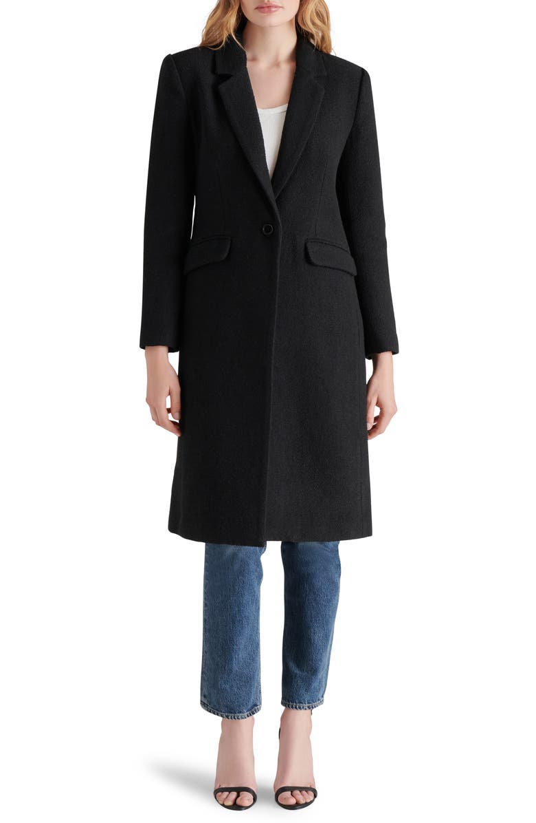 Steve Madden Prisie Longline Coat, Alternate, color,
