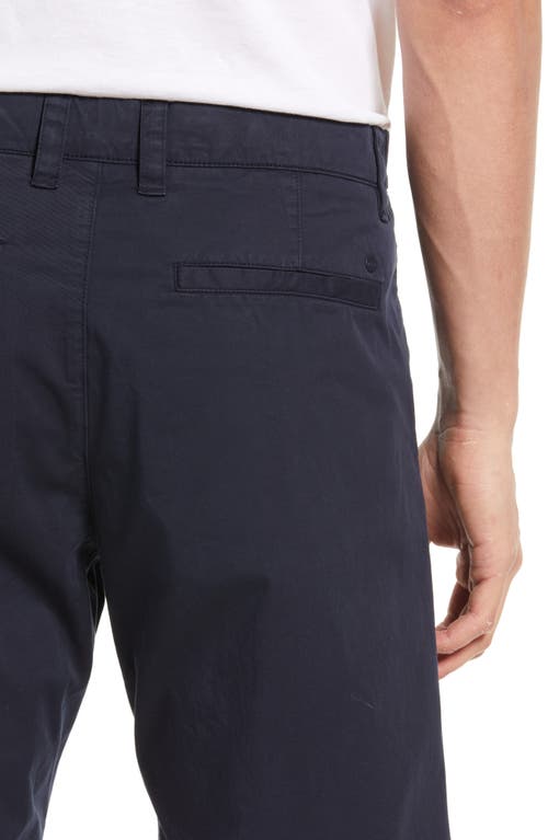 Nn07 Crown Cotton Blend Shorts In Navy Blue