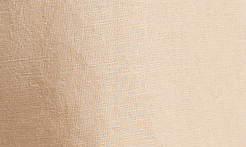 Ben Sherman Linen & Cotton Drawcord Shorts In Stone