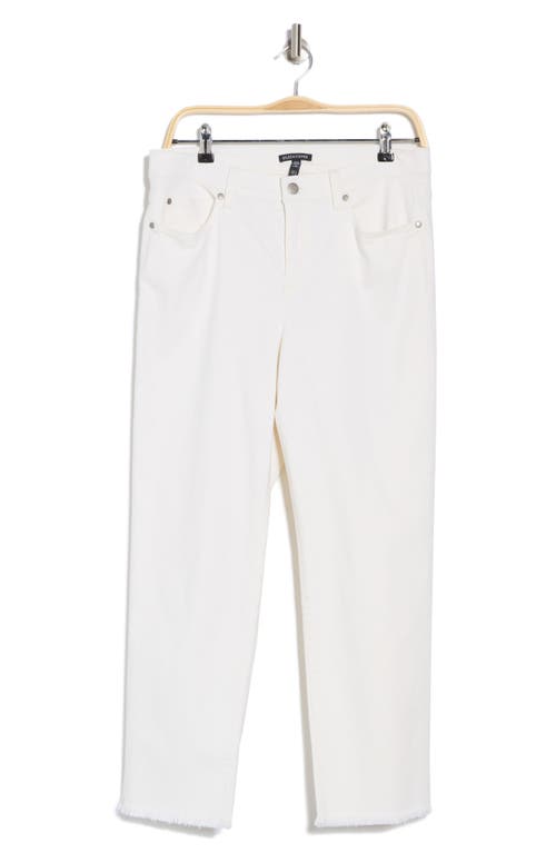 Eileen Fisher Ankle Straight Leg Jeans In White