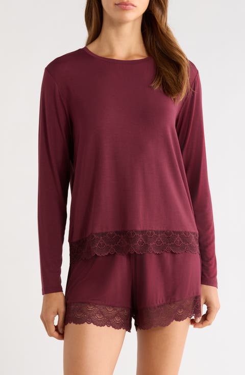Moonlight Eco Lace Short Pajamas