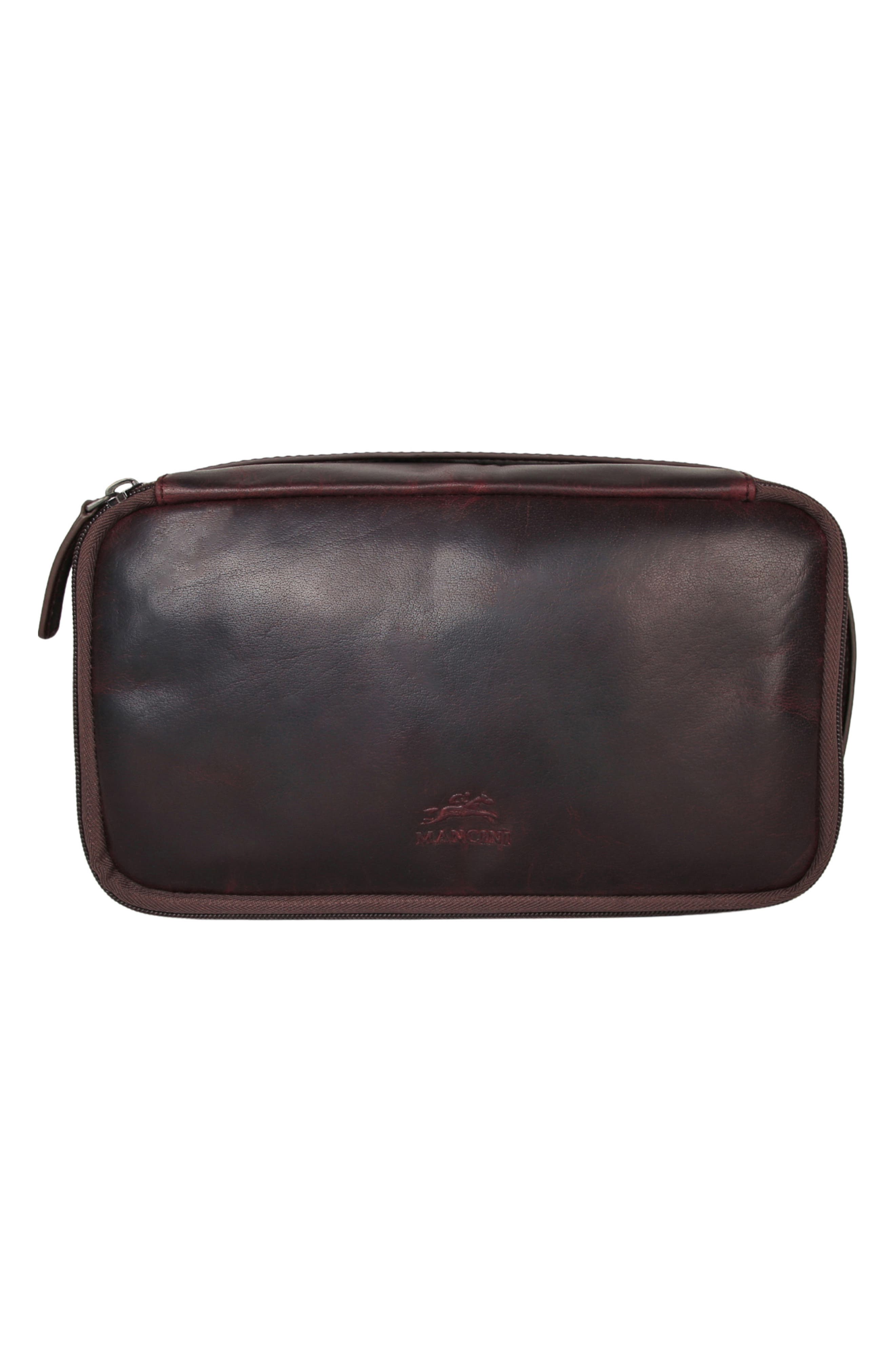 Mancini Buffalo Collection Classic Toiletry Kit