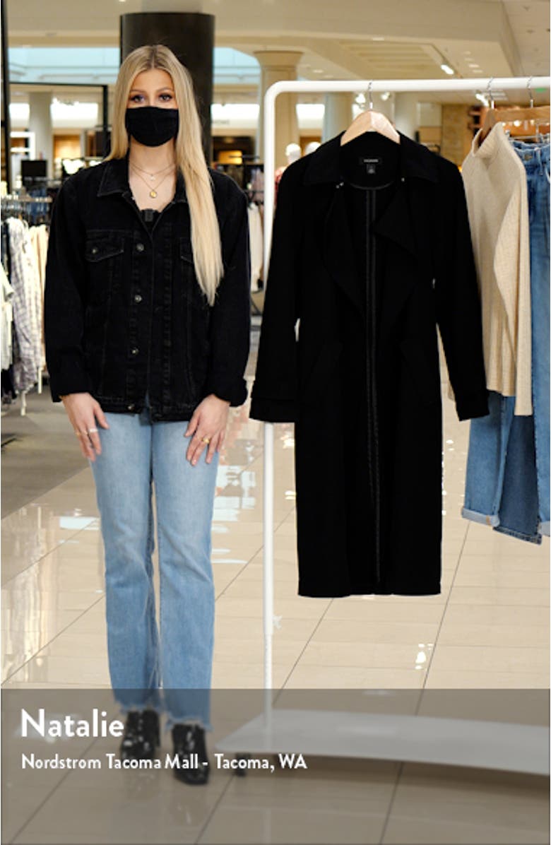 Drape Long Topper Coat, sales video thumbnail