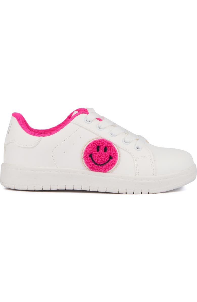 OLIVIA MILLER Kids' Smiley Face Sneaker, Alternate, color,