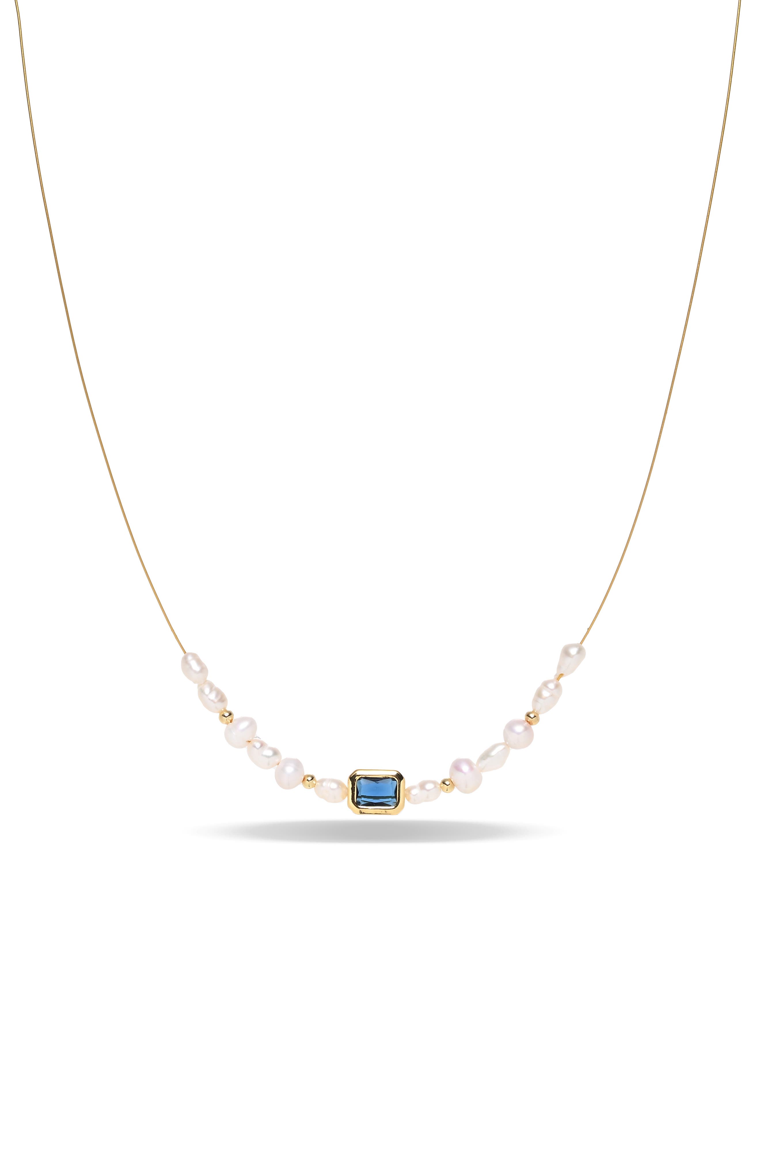 Clara Freshwater Pearl Pendant Necklace